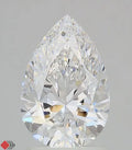 2.01ct Pear Lab Grown Diamond (Colour D, Clarity VS2, IGI Certified)
